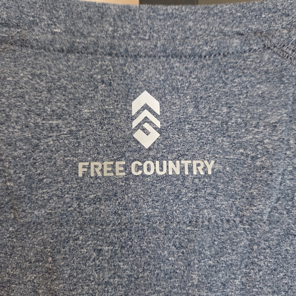 Free Country Men's Blue Long Sleeve Shirt xl Micro Tech Cozy Soft Warm - Picture 3 of 8